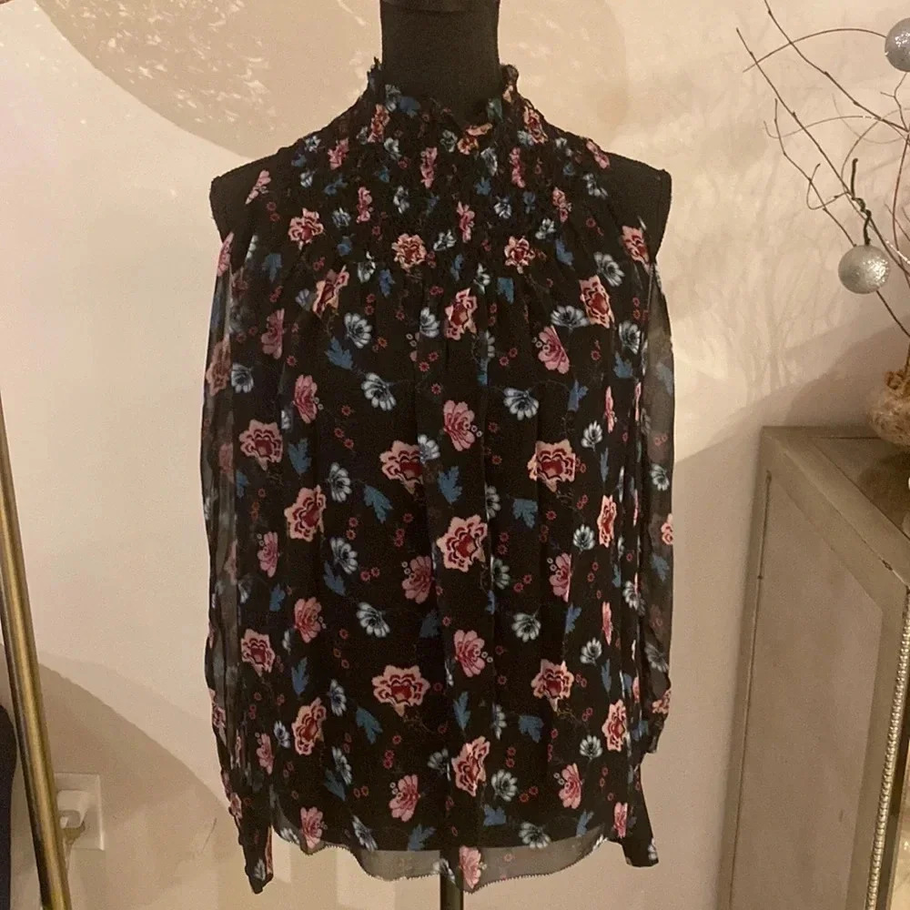 Intermix silk blouse size S